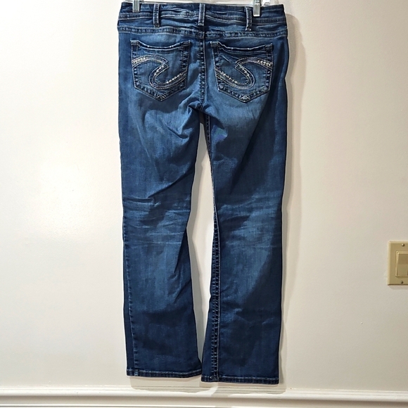Silver Jeans Blue Straight Leg Denim - Picture 2 of 10